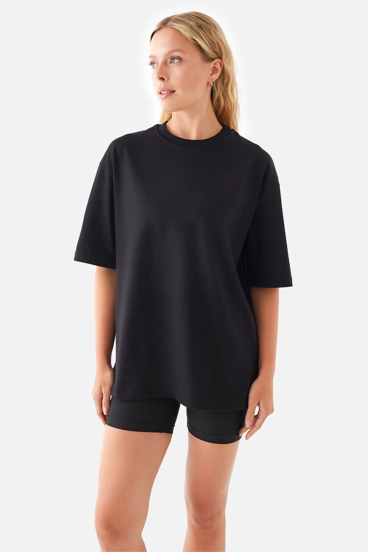 Serenity Oversize T-Shirt - Black