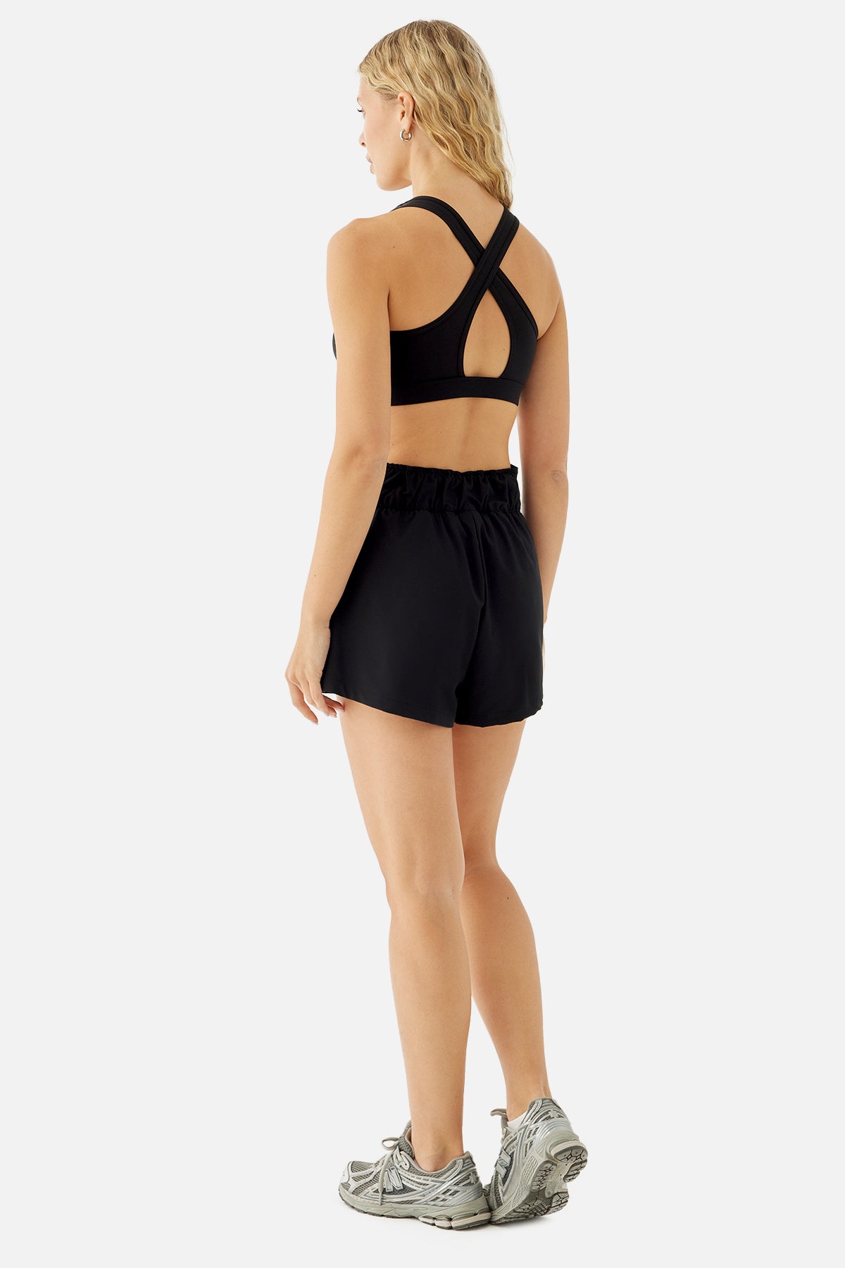 Maya Zip Shorts - Black