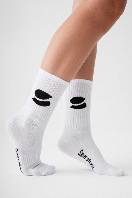 Superstacy Signature Socks - Black Logo