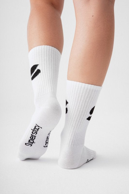 Superstacy Signature Socks - Black Logo