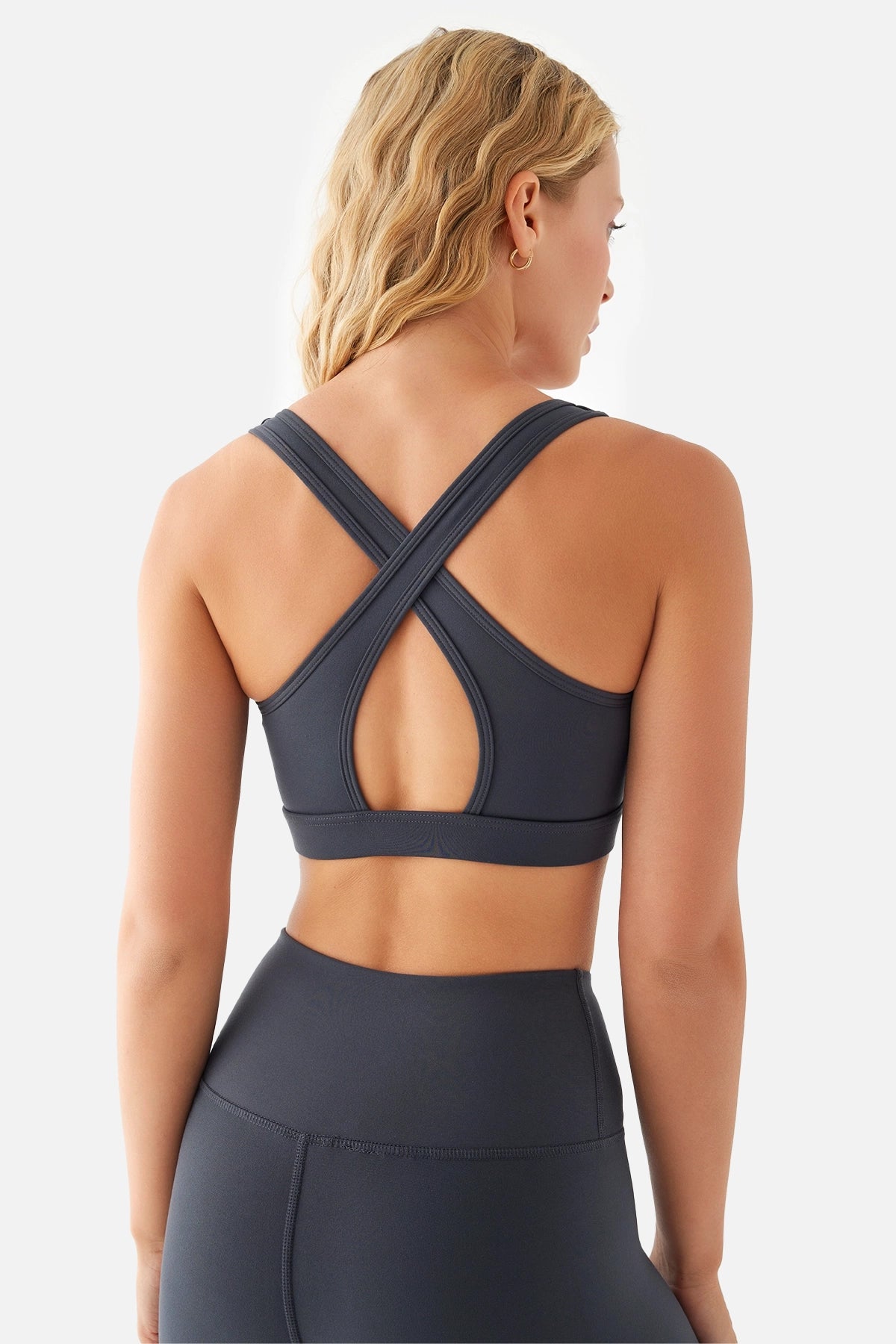 Anna Soft Medium Support Bra - Grey
