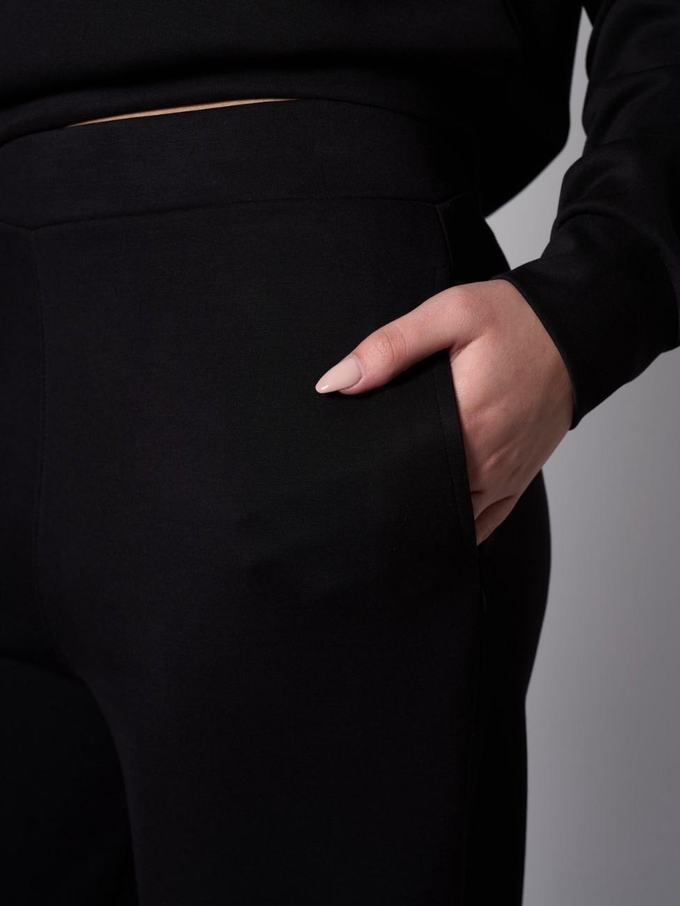 Jade Modal Wide Leg Pants - Black